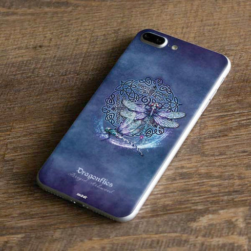 Brigid Ashwood Dragonfly Celtic Knot iPhone 8 Plus Skin